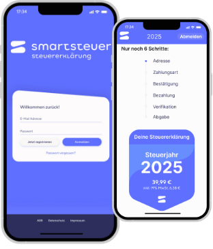 Vorschau: Smartsteuer auf dem Smartphone