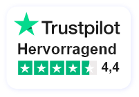 Trustpilot Bewertung: 4,4 von 5 Sternen
